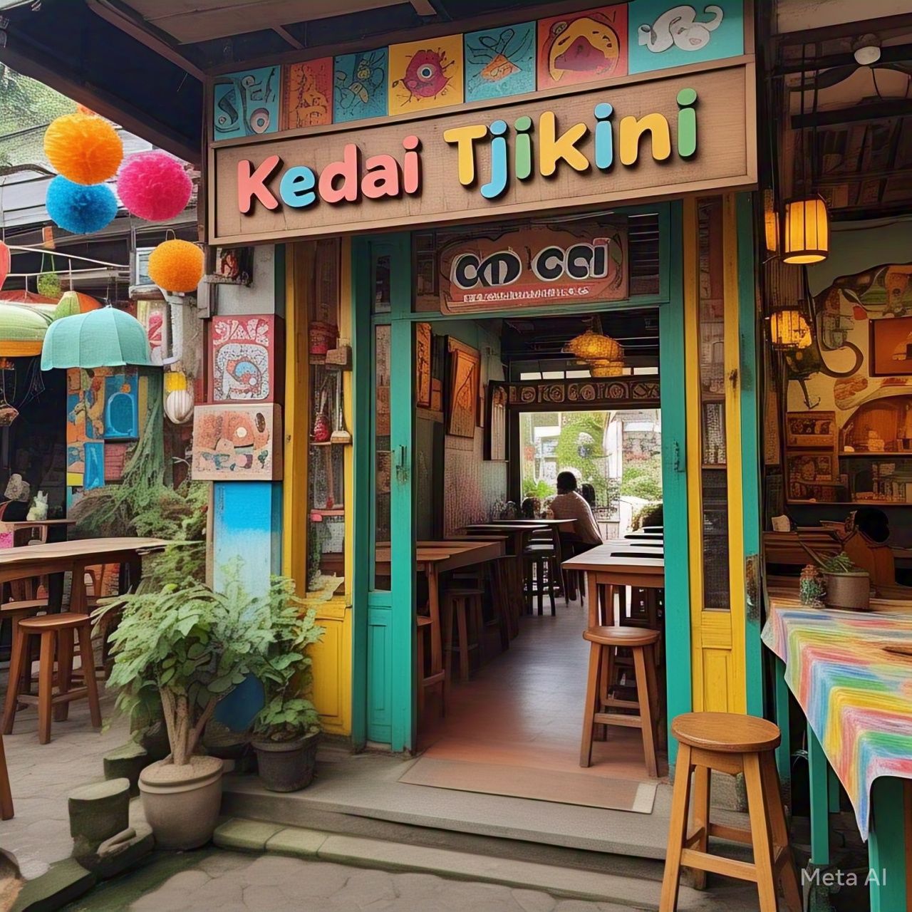 Serunya Bersantai di Cafe Kedai Tjikini: Nostalgia Kenyamanan