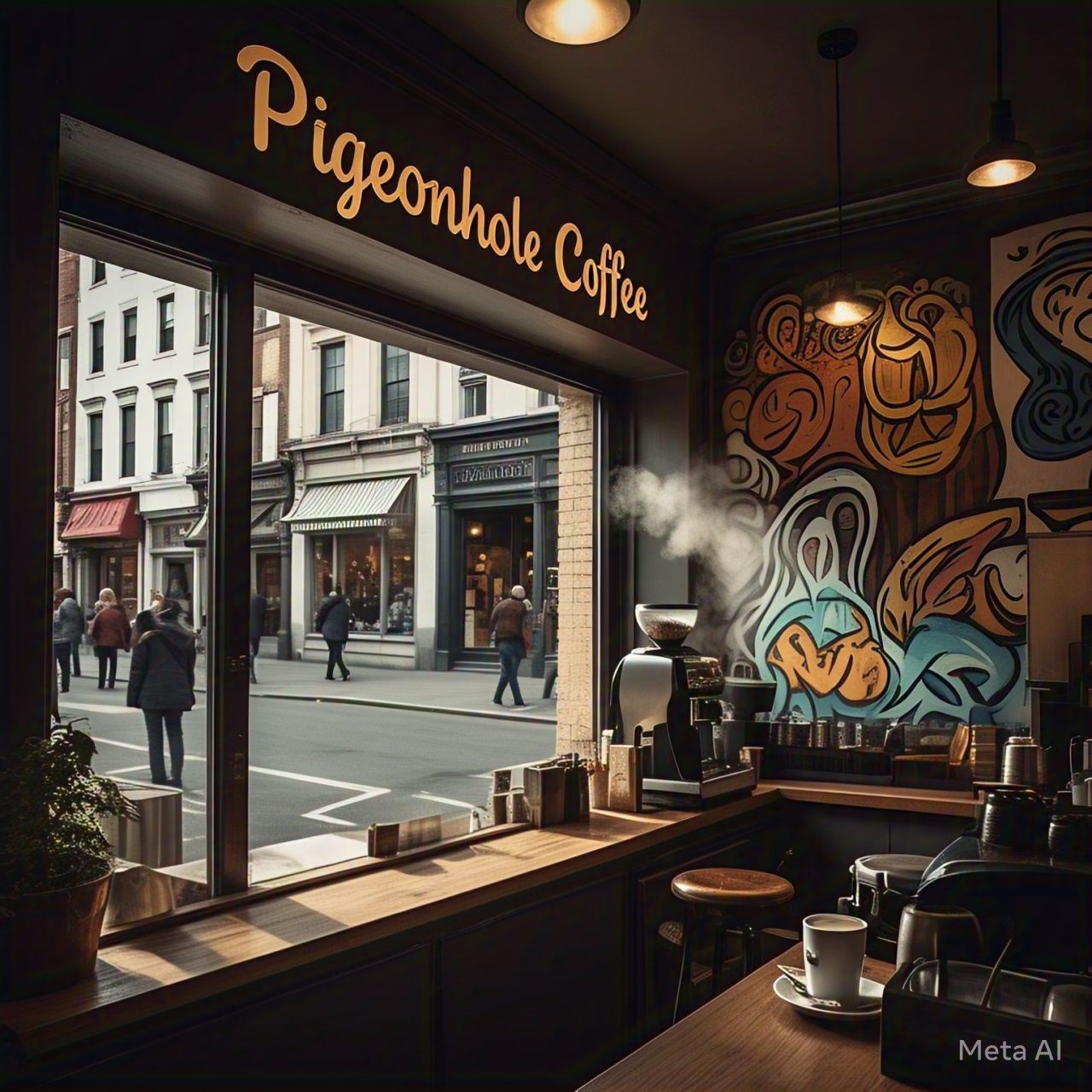 Serunya Bersantai di Cafe Pigeonhole Coffee